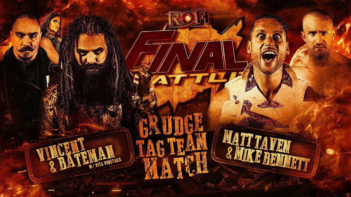 Do you want to watch #FinalBattle for FREE tomorrow night on @FiteTV??!? All you have to do is ... FOLLOW ⫸ @MattTaven @ringofhonor & @FiteTV RETWEET ⫸ (this tweet) COMMENT ⫸ with your favorite Matt Taven memory. The two people with the most likes will win the free code!