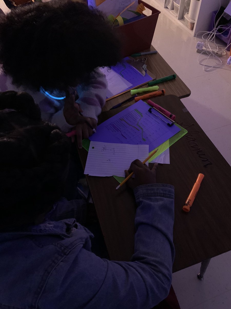 MrRileysRoom's tweet photo. Probably my highest level of engagement all year just by turning out the lights and adding glow sticks and carnival games. The kids are loving this!  @ButcherGreene @kellyvinesnash https://t.co/8r6wyIMgAF