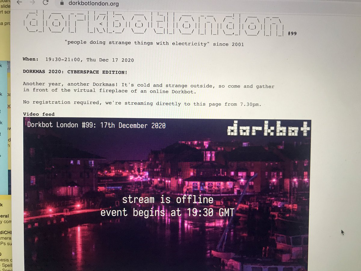 me_backwards's tweet photo. An evening of @DorkbotLondon Dorkmas - yes pls!!!! And with an APA - even better @joz_freeman @aziv @airgiantsHQ 🥳 #artsandtech #robots #dataart #geekery #dorkbot #senster #softrobotics https://t.co/YvrXMumnUH