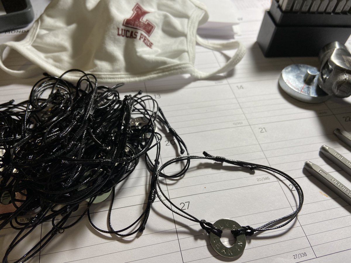 EducatorEstacio's tweet photo. The staff @lucas_middle have leaned into the challenges of 2020 so we gave each one a @myintent bracelet to celebrate them and remind them of our unified vision for our s’s #WeAreStillDPS #NELA https://t.co/yMFdVGs8vH