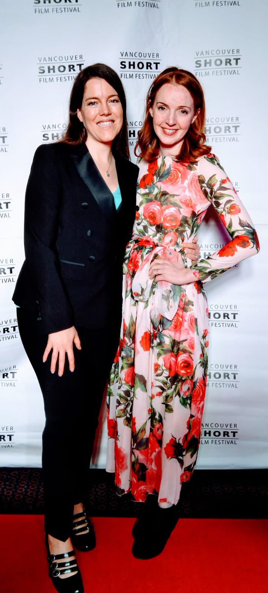 We love this pic of <a href="/MeeshNeal/">Meeshelle Neal</a> and Taylor Hastings from <a href="/VSFF/">Vancouver Short Film Festival</a> !! #tbt