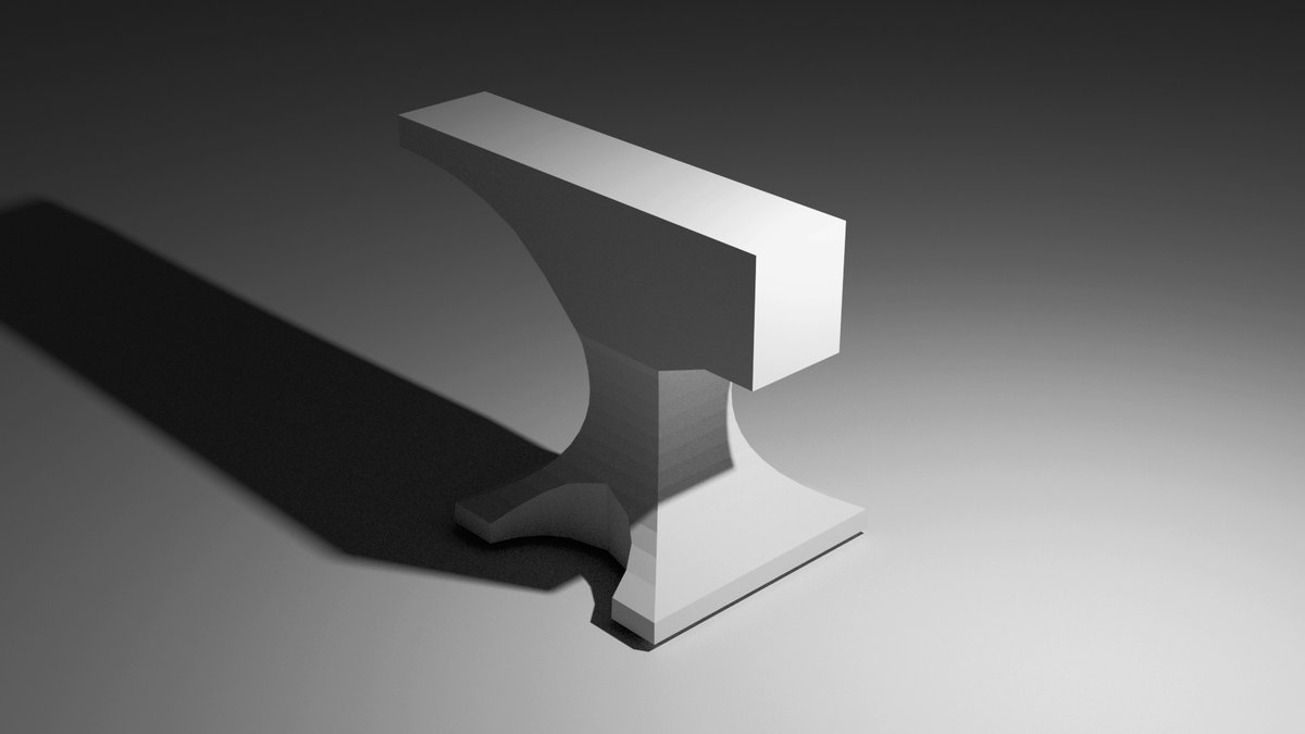 andaerz_3D's tweet photo. doing the anvil tutorial #dailyrender https://t.co/d1i52NBmao