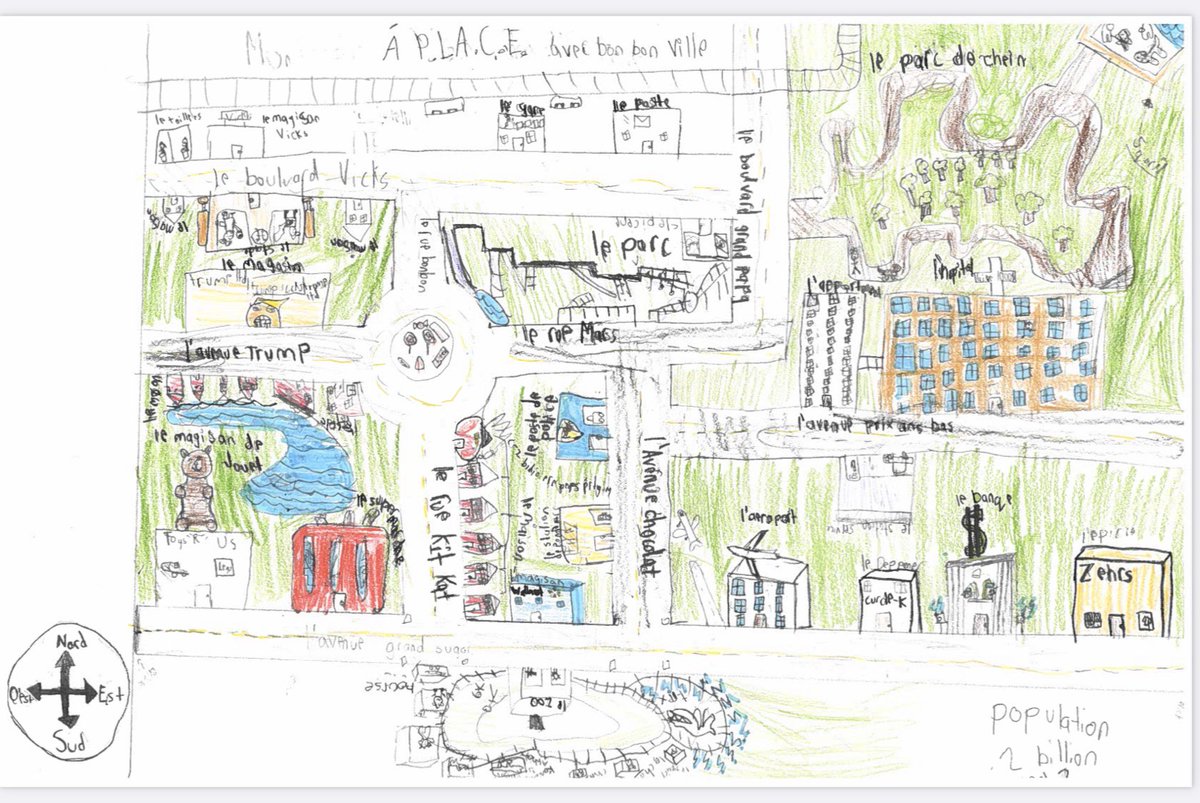 TamTamLea's tweet photo. Mrs. Abercrombie’s Grade 6 class finished up designing their own city maps and writing directions to and from the different locations! All the students worked so hard on their maps! @ChrisHadfieldSc https://t.co/725FOYhPHZ