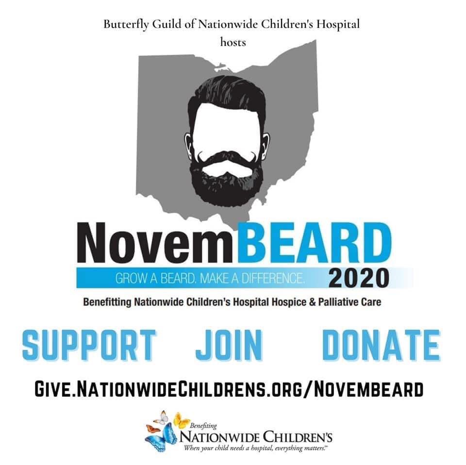 The final numbers are IN!! Including InKind Donations, our AWESOME 2020 NovemBEARD participants raised over $47,000 for Hospice and Palliative Care Unit at Nationwide Children’s Hospital! Thank you to all of our Growers, Donors and Sponsors! You are truly making a difference! 🦋