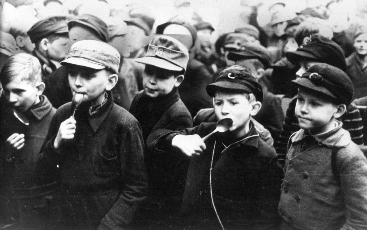 The post-war winter of 1946/47 was one of the coldest ever recorded and became known as the 'Hungry Winter' in Germany.