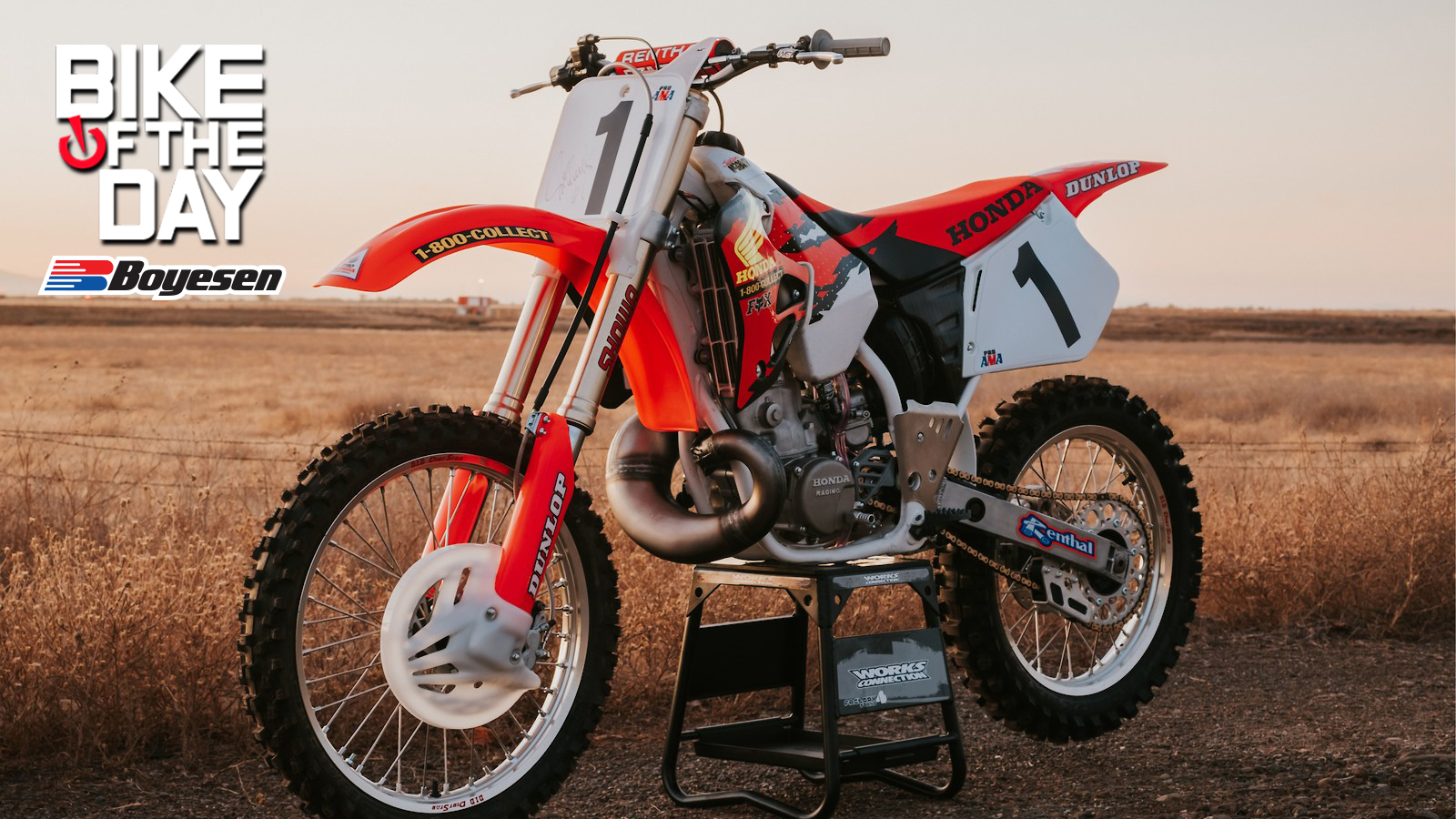 1995 honda dirt sale bike