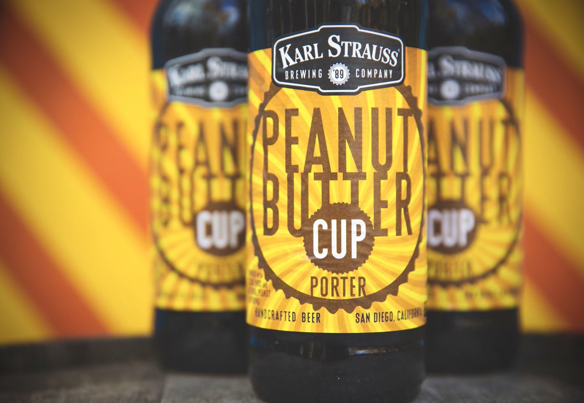 KarlStraussBeer's tweet image. It’s baaaaack! Peanut👏Butter👏Cup👏Porter!👏 Available for a limited time, this decadent twist on a robust porter packs rich layers of smooth peanut butter &amp;amp; dark chocolate flavors. The lingering, slightly dry finish is sure to keep you going back for the next sip.