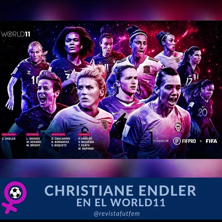 TortasJuridicas's tweet photo. @TIANEendler elegida en el #word11 #fifpro ⚽️🇨🇱🧤 https://t.co/hFgMDA8Rik