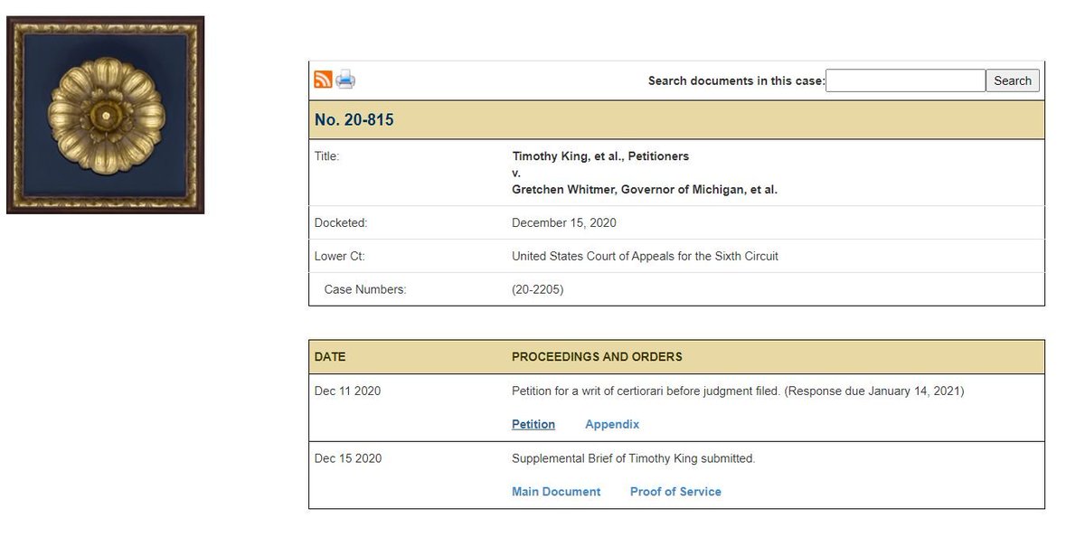 BREAKING: SCOTUS.Lawsuit to allow the Republican-led Michigan legislature to back the slate of GOP-approved Trump electors is now docketed at THE SUPREME COURTThe suit contains the revealing audit of Dominion voting machines in Antrim County, Michigan