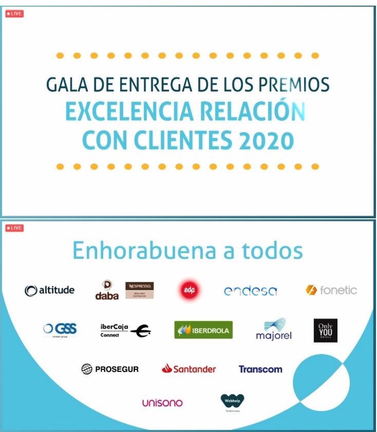 JoseFrRodrig's tweet image. Enhorabuena a los ganadores 🤩🥇 @PremiosExcelenc 
@AEERC_es @IZOInsights @ifaes 
#premioserc2020 #PremiosExcelencia2020
#cx #CustServ #CustomerService #customerexperience #ContactCenter