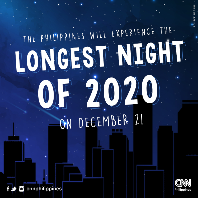 newswatchplusph's tweet photo. People in the Philippines will experience the longest night of the year on Monday 🌙 https://t.co/lrx4P5a0h8