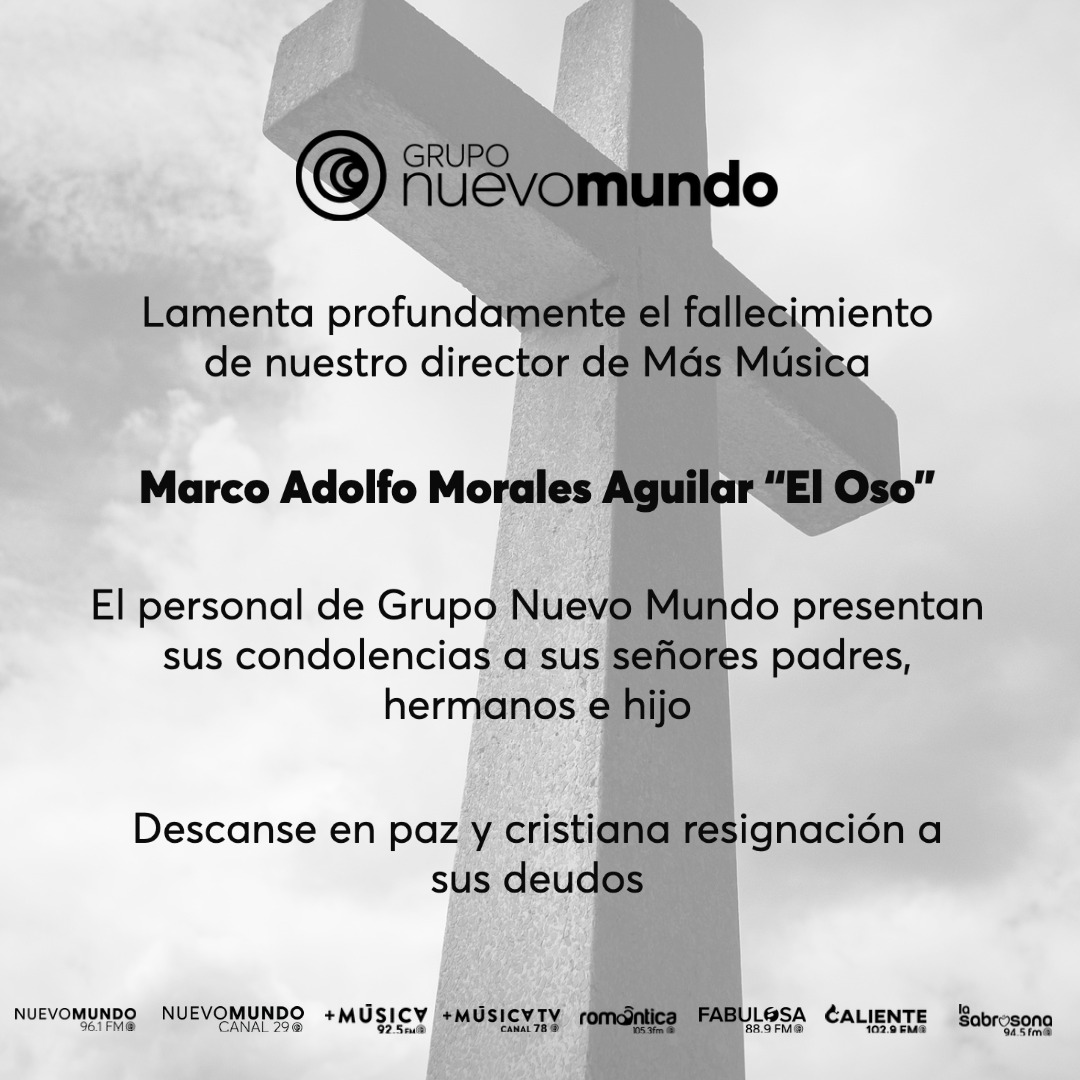 Nos solidarizamos con la familia y amigos de nuestro querido compañero Adolfo Morales.
"Te recordaremos siempre"