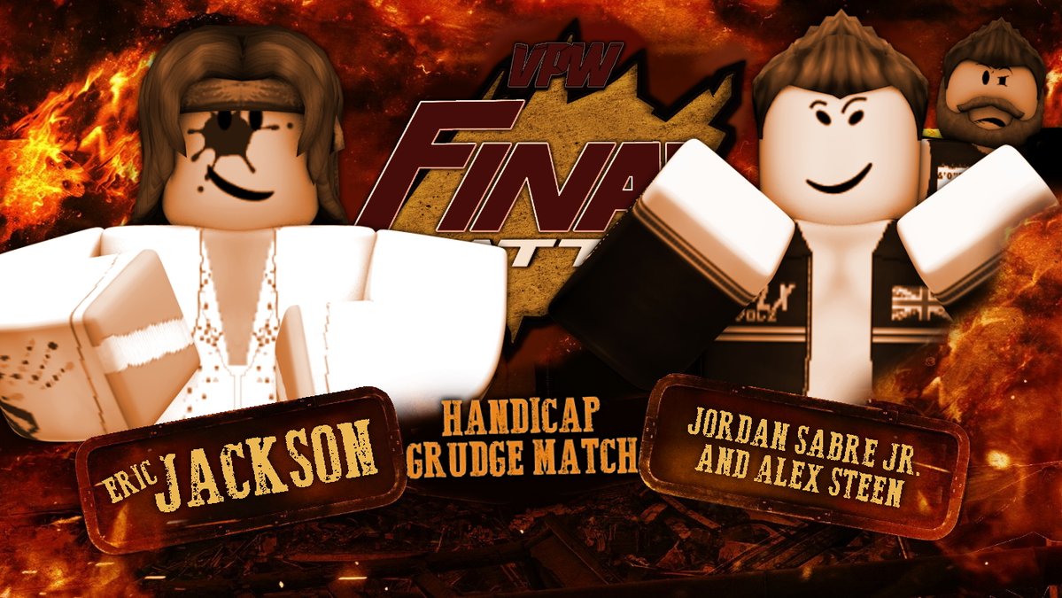 VPWRBLX's tweet photo. After weeks of not being able to compete, @ominteen and @aFilms4 challenge @ericssz in a HANDICAP match!

If #JordanSJ and #AlexSteen win, they will compete full time in VPW!

📺PPV / HONORCLUB / ROFITE
⏰7:00 PM ET

Don't Miss #VPWFinalBattle this SATURDAY! https://t.co/G2hlsXwJsn