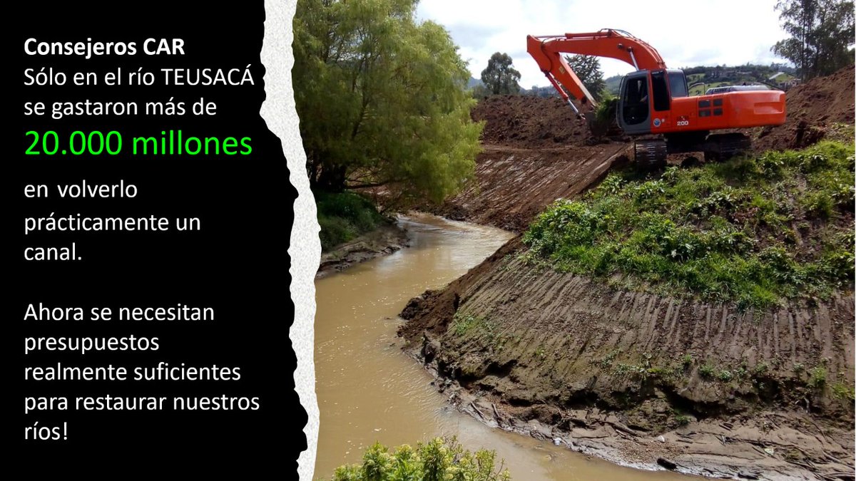 LuisaCamachoV's tweet image. Mañana se reúne el Consejo directivo de @CAR_Cundi necesitamos que en el presupuesto 2021 estén los recursos para restauración. #VocesDelRío