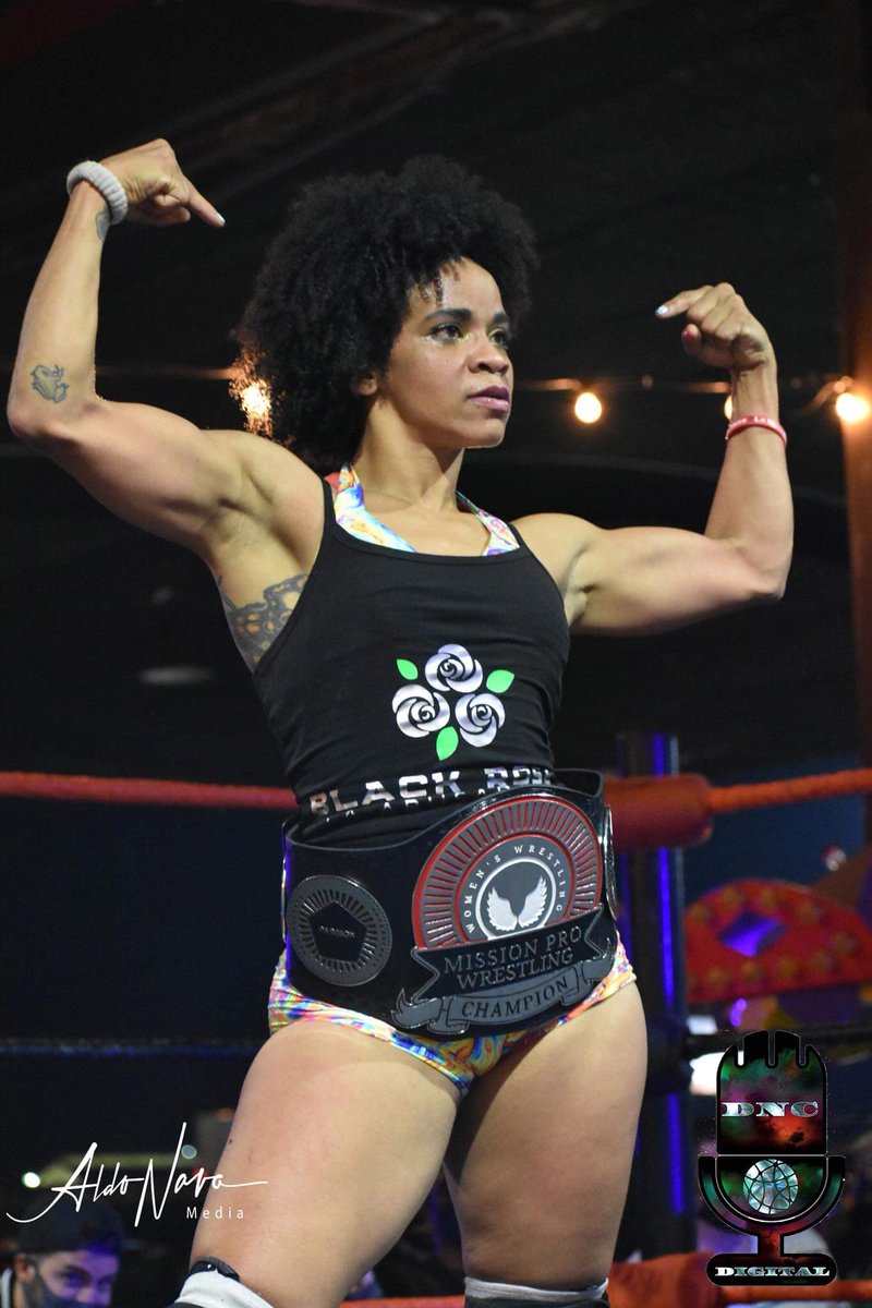 DNCDigital's tweet photo. The FIRST @MissionProWres Champion @LaAbusadoradePR 

#mpwrunitback 

📷 @aldonava_8 https://t.co/m4FuF6ehhW