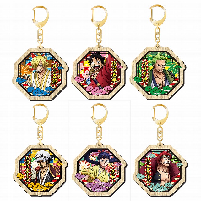 One Piece 麦わらストア公式 新商品 麦わらストア限定 激闘 ワノ国 木製キーホルダー 全6種 各770円 税込 好評発売中 こちらランダム商品となっております 麦わらストア Onepiece