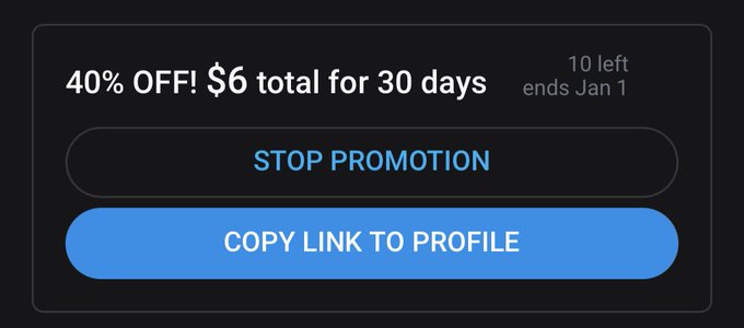 40% offff 😉😉 come take advantage of us 💦  DM me what you guys want to see 😘 https://t.co/V7qXIEWolT<a href="/tag/booty"class="tags"><span>#booty</span></a><a href="/tag/toys"class="tags"><span>#toys</span></a><a href="/tag/wet"class="tags"><span>#wet</span></a><a href="/tag/nasty"class="tags"><span>#nasty</span></a><a href="/tag/costumes"class="tags"><span>#costumes</span></a><a href="/tag/uncensored"class="tags"><span>#uncensored</span></a>