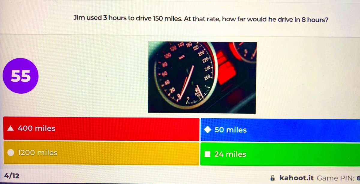 KaHoot Ratios Review!  Getting Ready for the Mid-Unit Test Tomorrow! ✖️➗👩🏽‍💻👨🏽‍💻👩🏻‍🎓👨‍🎓🐆
#SkylinePride #TrustTheProcess
⁦<a href="/SkylineJaguars/">Skyline Middle</a>⁩ ⁦<a href="/SkylineJags/">Skyline Middle School</a>⁩ ⁦<a href="/RedClaySchools/">Red Clay Consolidated School District</a>⁩