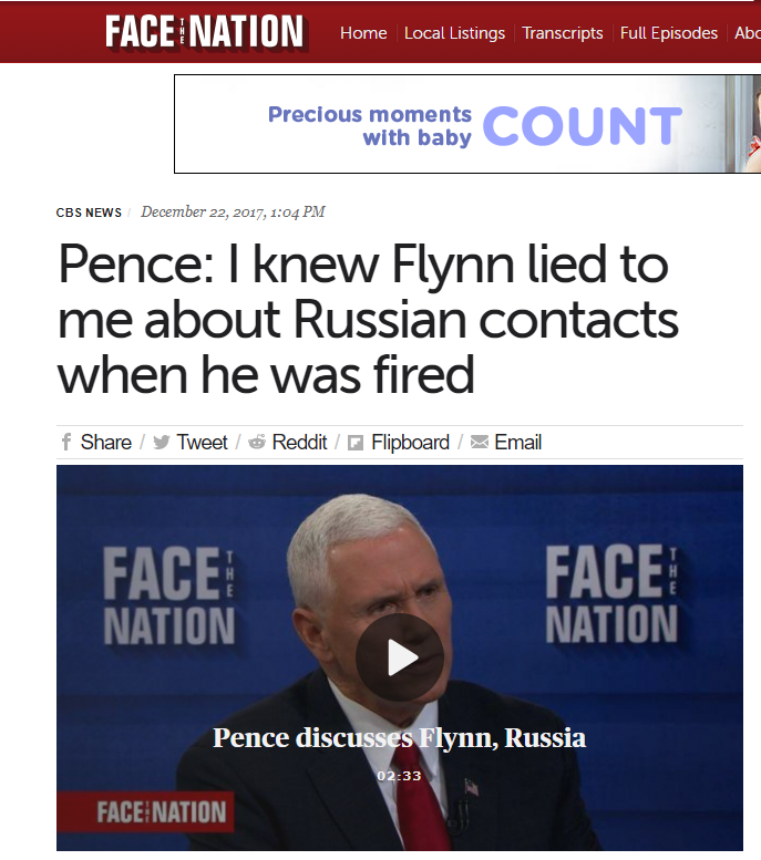 32)Strzok wasn't sure Pence's statements were a good thing for them, why?