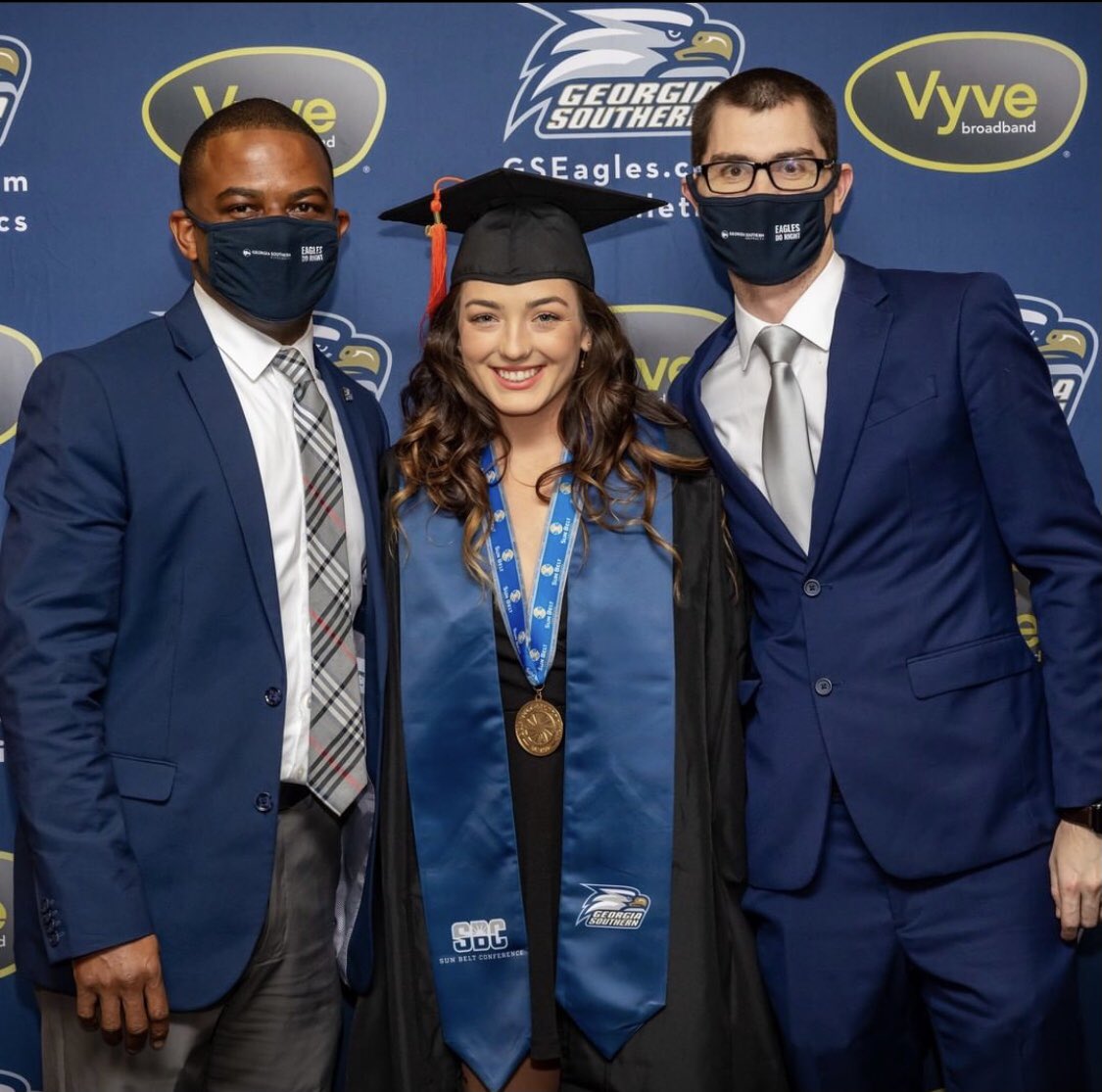 GaSouthernWGolf's tweet photo. Congratulations Jules! 👏🏻🎉👩🏻‍🎓 Everyone is so proud!!! https://t.co/mbocHy9GY6