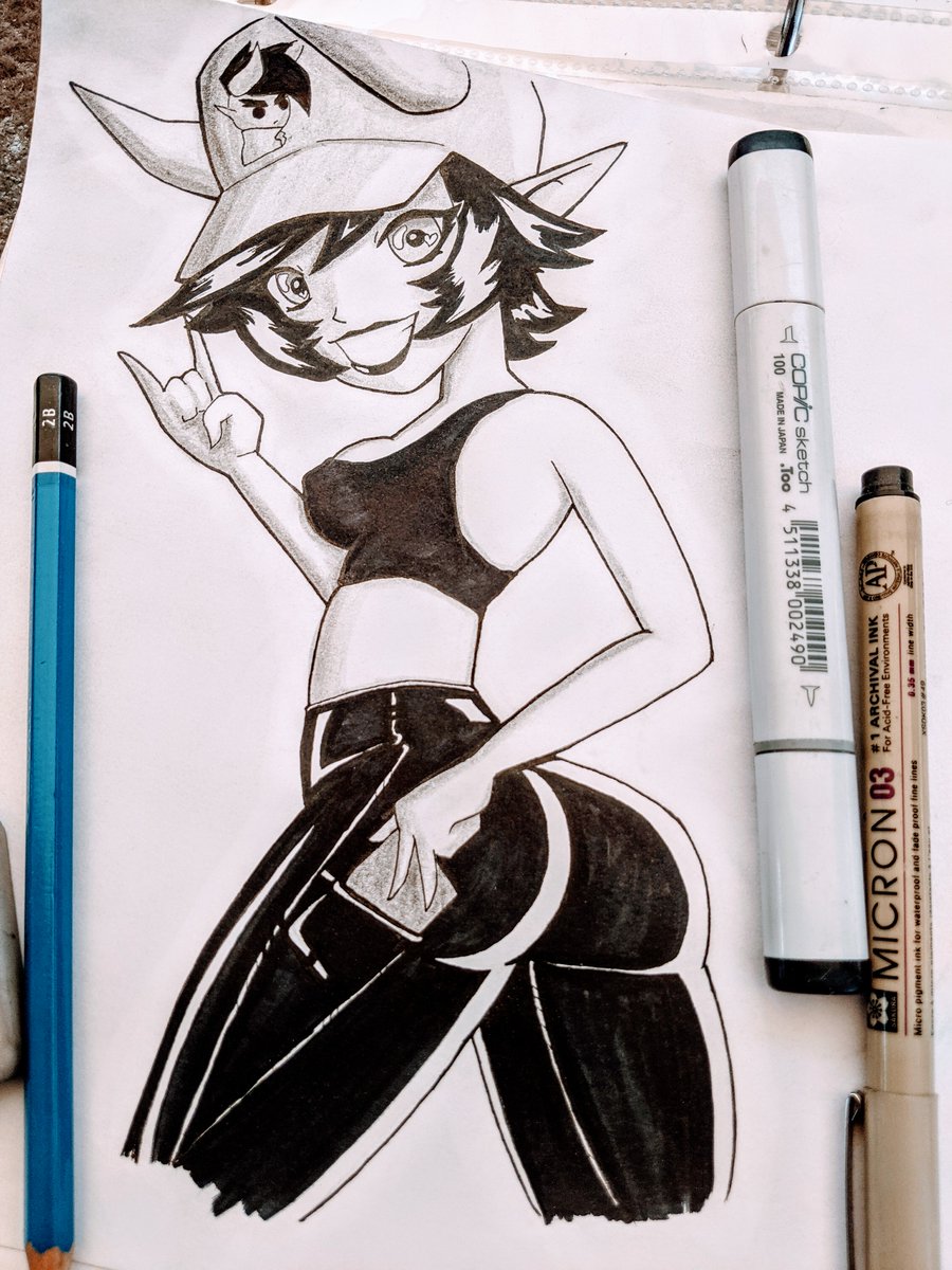 sockpoppetdraws's tweet photo. Workout Demon Girl 🖤
#copicmaker #drawing @sockpoppetdraws https://t.co/dV0WjIqUGv