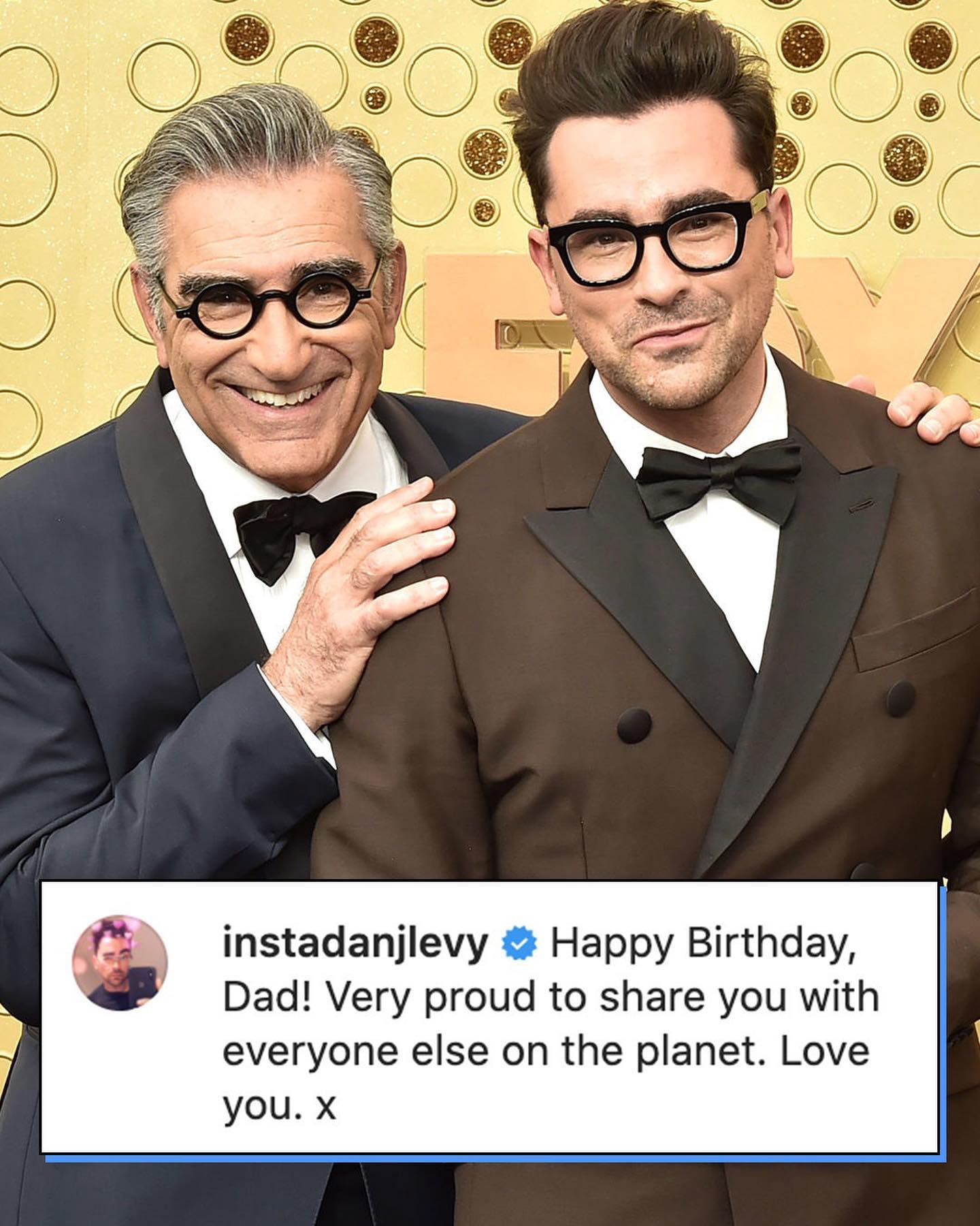 Happy birthday, Eugene Levy. Thanks for letting us share you with everyone else on the planet. ( : Getty/Instagram) 
