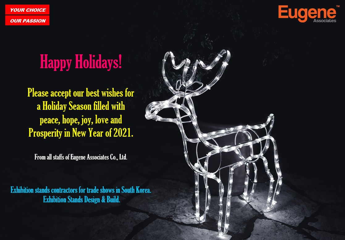 Happy Holidays!
Please accept our best wishes for a Holiday Season filled with peace, hope, joy, love and Prosperity in New Year of 2021.