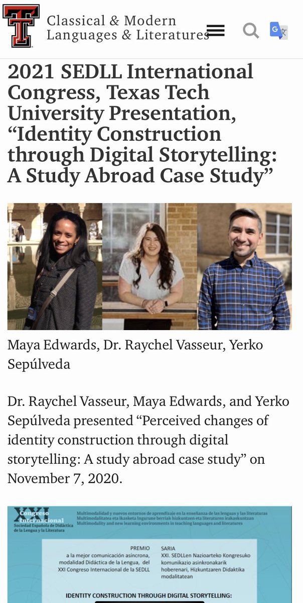 ysepulvedal's tweet photo. Excited to share that along with @RaychelVasseur &amp; Maya Edwards we received the best presentation award at the #SEDLL conference in Pamplona, Spain https://t.co/s7ONTFiCP3