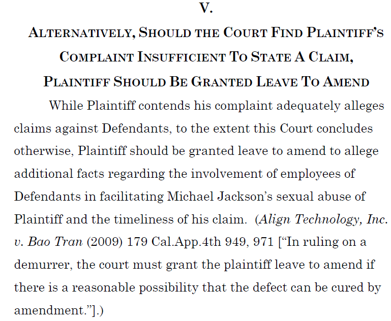 As if one, two, three, four versions of James' lawsuit wasn't enough to remedy its failures, Finaldi also pleaded that the 2018 appellate court should allow him the chance to revise it a 5th time if they didn't buy his arguments, despite Beckloff ruling he shouldn't be able to.