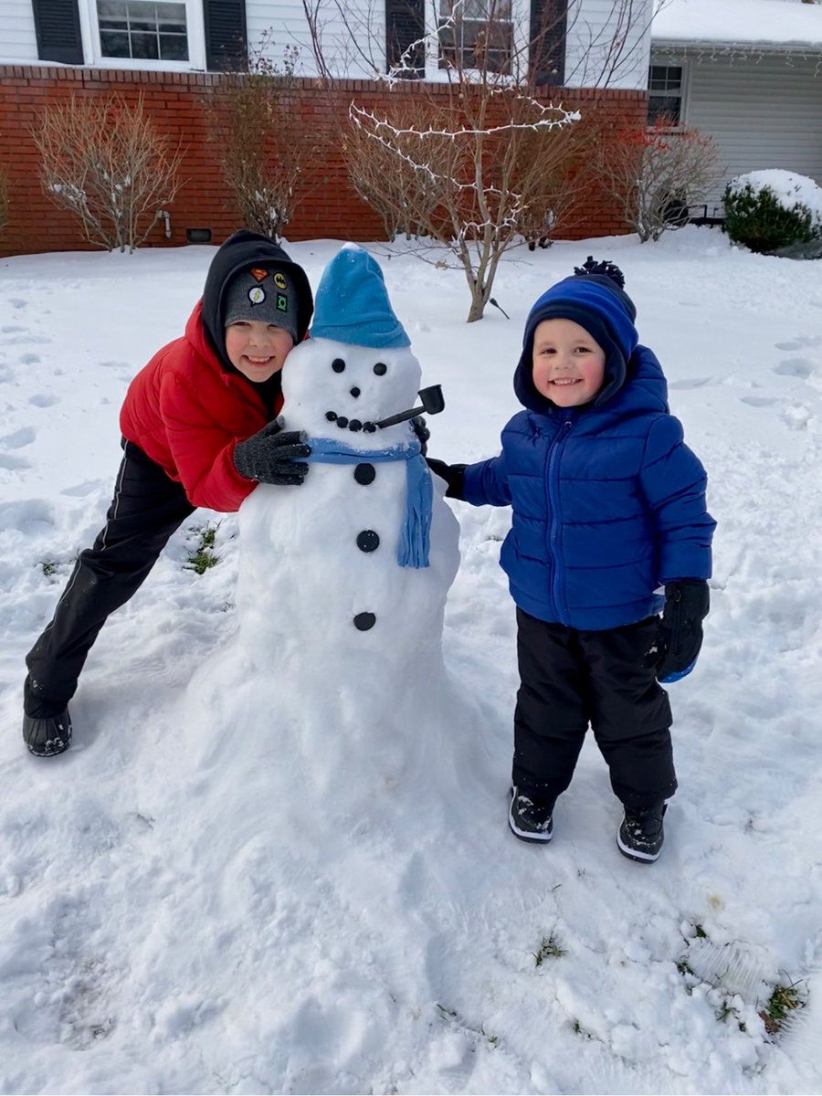 mrsmangone5's tweet photo. It’s safe to say it was a great snow day for 1R and Luca!! 💙💙 #HTSDhavingFun https://t.co/CuglhSWeKw