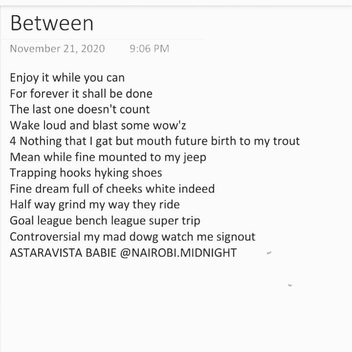 Nairobimidnight's tweet photo. #Genius #geniuscharts #GeniusDrop
What you all think of this spells
#igke
#kot
#playKeMusic https://t.co/CbcnZlnwOF