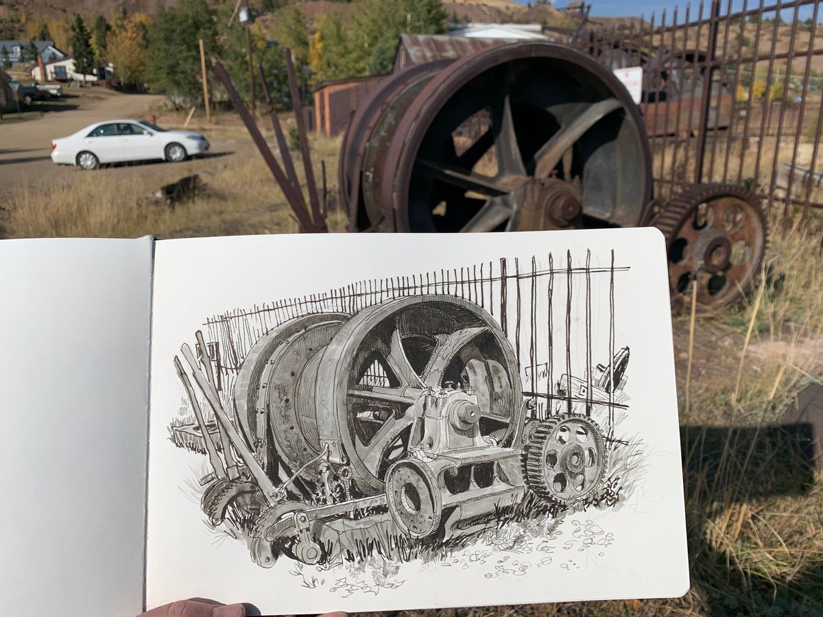 Old mining equipment, Victor, CO, Oct 3