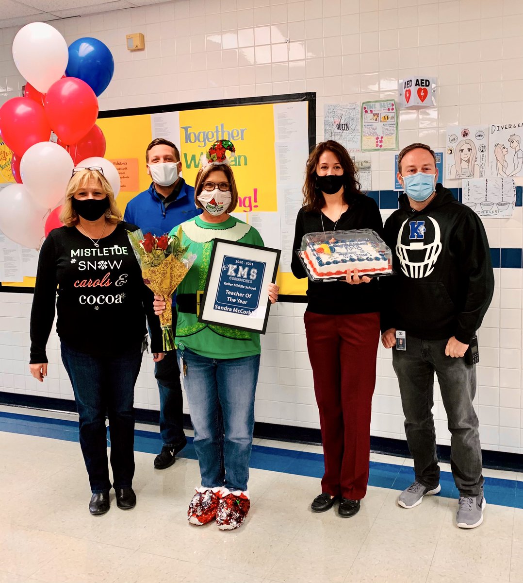 kms_comanches's tweet photo. Congratulations to our KMS Teacher of the Year Mrs. McCorkle! @mccorkle_sandra https://t.co/o7a8GilKrg