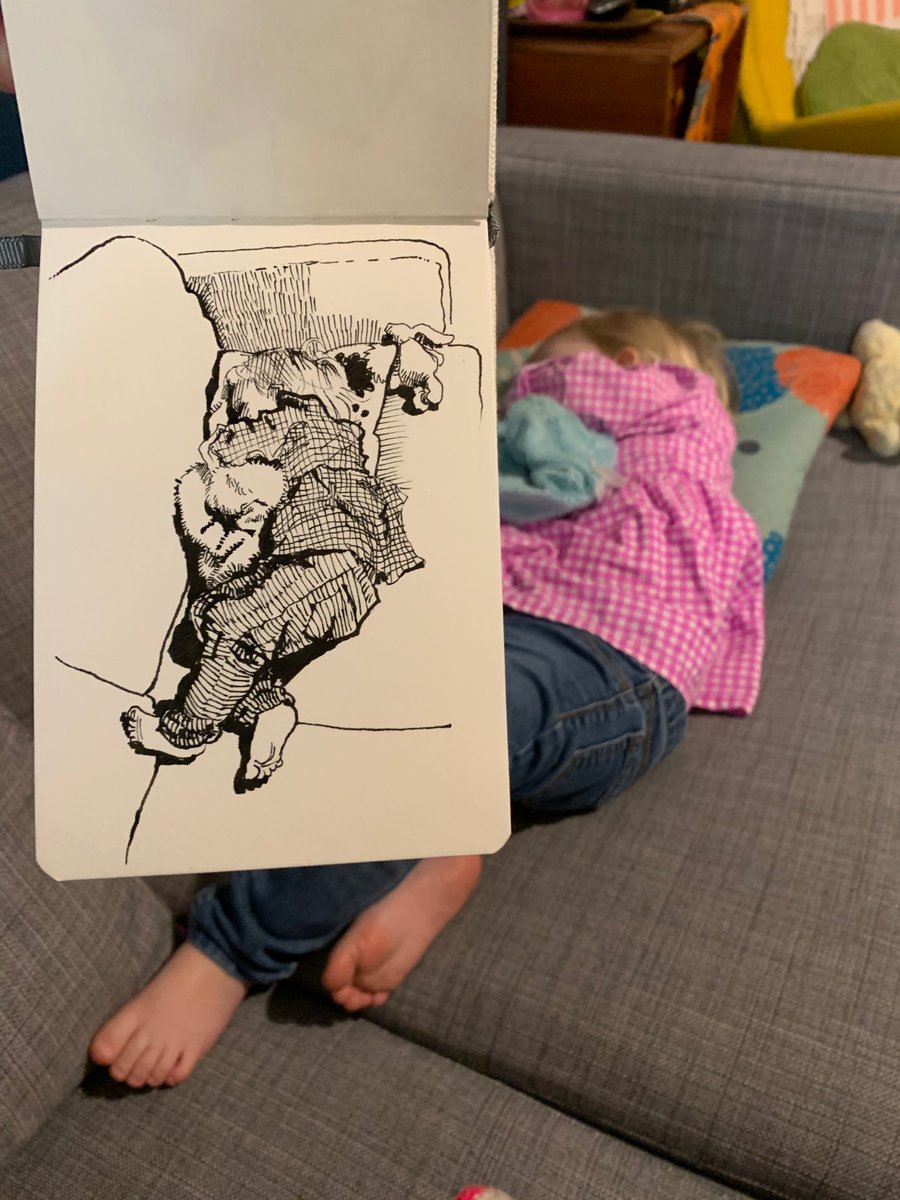 Maggie napping, November