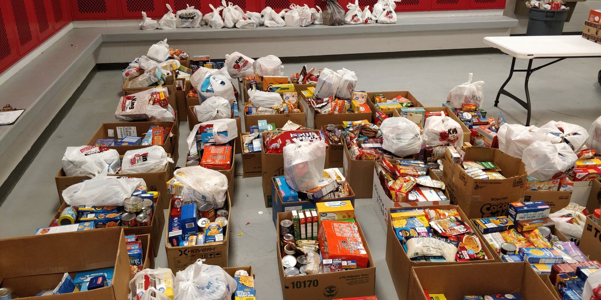 coachkess76's tweet image. #Cornerstone classes getting holiday food baskets and hygiene kits ready to help families in need. I love getting to work with kids who love to serve and lead with their hearts!
#worldclasswolves
#ThrowbackThursday 
#LeadershipMatters 
@ReedsSpringHS @RSWolves