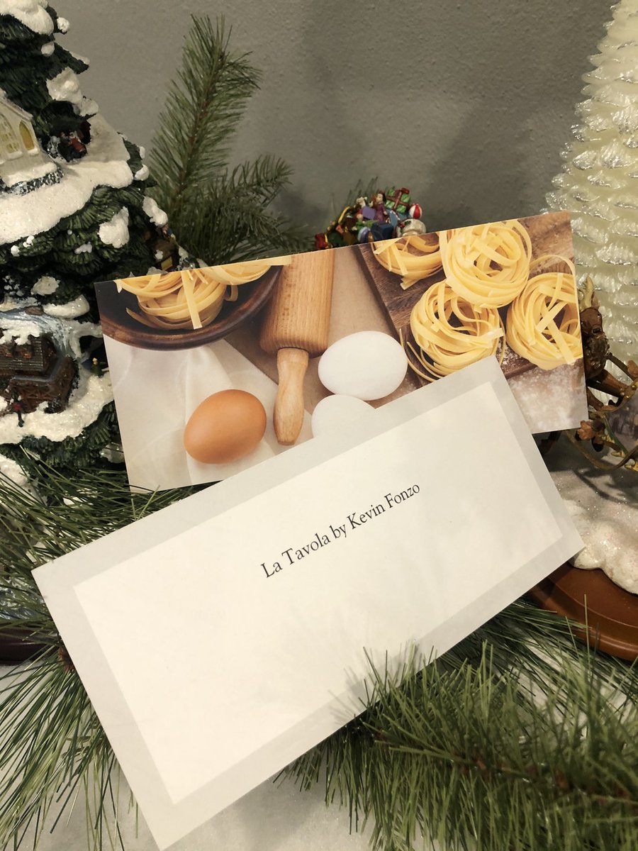 cheffonzo's tweet photo. For those that were asking...yes....I have gift cards for La Tavola and my new Dinner Clubs! Direct message me for details https://t.co/f9xhRfPlku