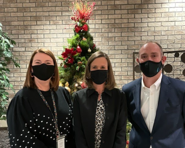 Please congratulate Mrs. Marisa Snow who has been recognized as the <a href="/Bville_Schools/">Bentonville Schools</a> District Teacher of the Year.  Marisa has served Barker Middle School as a counselor for 10 years and has an incredible influence on the <a href="/BarkerBruins/">Barker Bruins</a> students and staff.