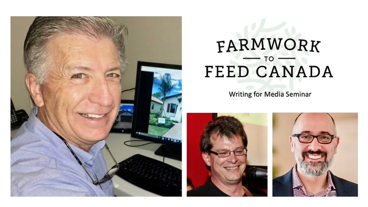 Be Irresistible to #Media 
 
📰 Daniel Torchia
📱 Mark LaVigne
⌨️ Joel Levesque

These stars are sharing #PRtips on creating meaningful relationships with journalists. The seminar is their gift to #Farmwork2Feed Canada, comprised of new #PRgrads helping with 🇨🇦’s food security.