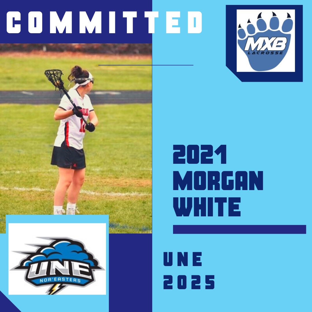 Congrats to 2021 Morgan White on her commitment to UNE! <a href="/morgan_white28/">Morgan White</a>