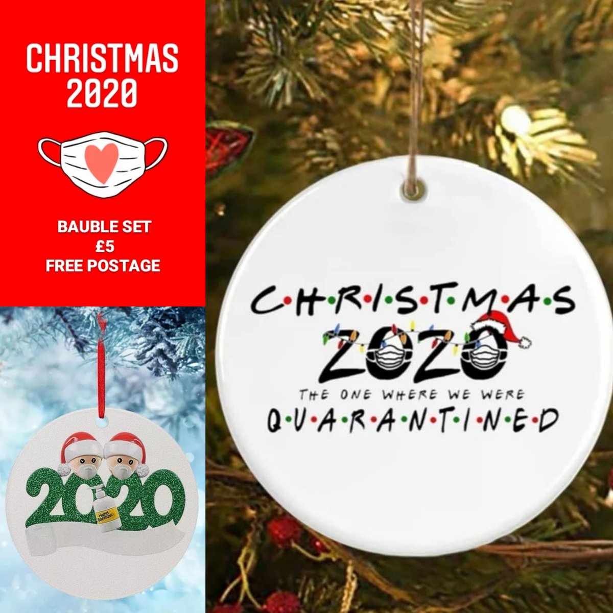 NIFamilyBlog's tweet photo. 🎄ONLY 5 SETS LEFT🎄

Christmas 2020 Bauble Set ONLY £5 with  FREE postage 🎁

**PM TO ORDER**

#friends #christmas2020
#Belfasthour #inbiztogether https://t.co/jIe9JCBmn1