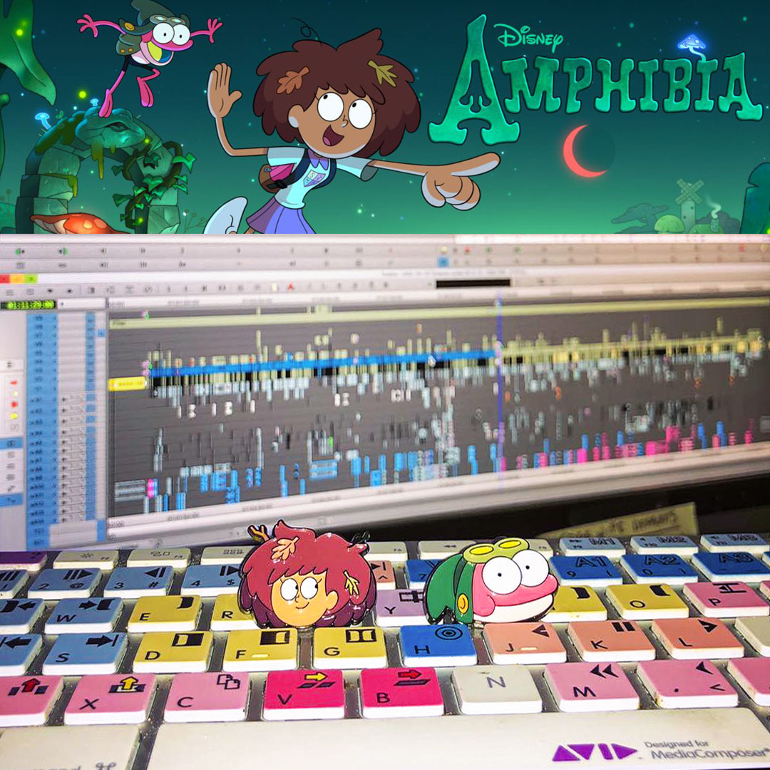 MediaComposer's tweet photo. 😍 Stay tooned — Andrew Sorcini cuts Amphibia
📷 @mrbabyman
▶️ https://t.co/LipAQmmBPm
#amphibia #timeline #cartoon #animationediting #postproduction #mediacomposer #avid https://t.co/FIYML57uz4