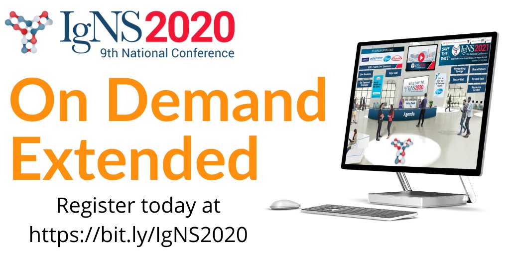 IgNSorg's tweet photo. Great news! You asked for it - we listened! #IgNS2020 is extended until Jan 31, 2021. Register or revisit at https://t.co/LIFLbumaQl https://t.co/eR148dKcAC