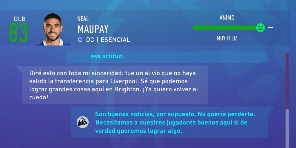 ModoCarreraJR1's tweet photo. 💥 QUÉ CULEBRÓN
Después de que se nos informara que #LFC pagaría la cláusula de RESCISIÓN por Neal de 40 MD£ decidimos cubrir la baja con Nketiah... PERO NO SE VEA, MAUPAY PUSO MARCHA ATRÁS.
#SeQueda con #MagicBrighton 🔵⚪
Terminó la novela del mercado de fichajes invernal. https://t.co/KOhr5Q7g4T
