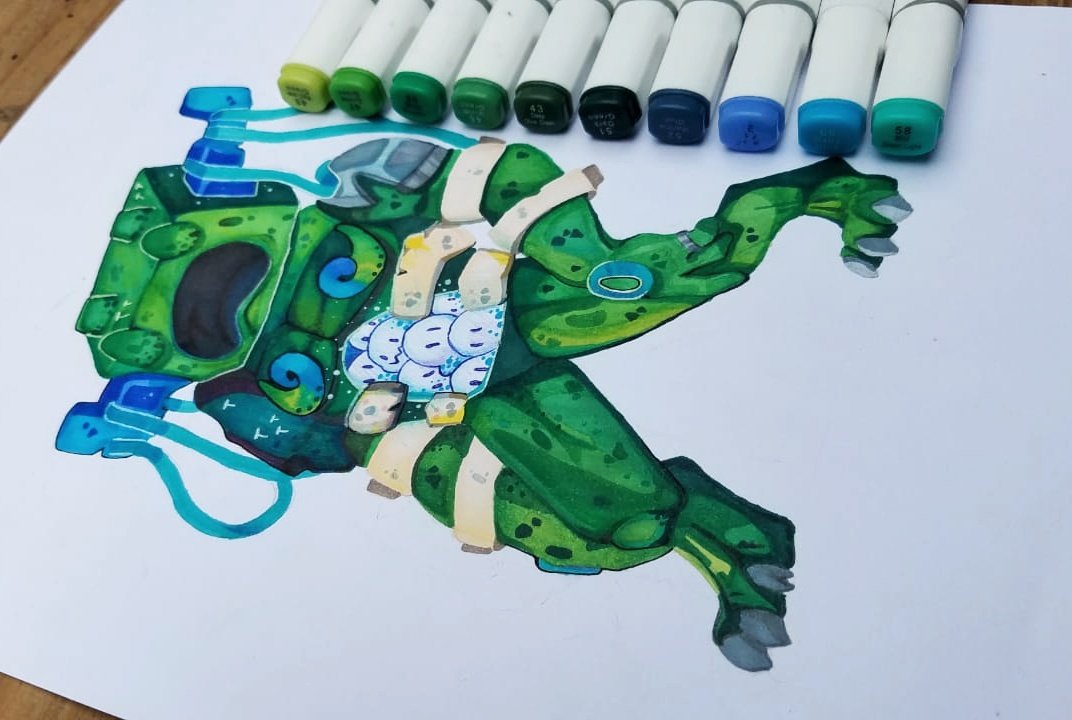 JennerAmaya's tweet photo. Bueno termine el dibujo de warden!

Se que está verde pero no tenía marcadores de ese color 😔

Bueno si te gusta el warden verde dale un ❤like y un ♻RT que siempre lo agradezco https://t.co/Jfh2Y77V7y