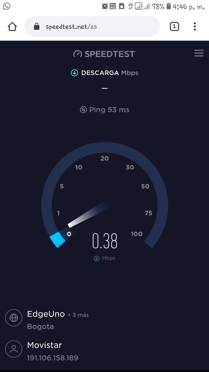 jeison_bourne's tweet photo. @FlyChemas @MovistarCo Pero ha esta velocidad pa que hpts.  Farsa #Movistarco #ilimidatos https://t.co/KZTw2RfV7w