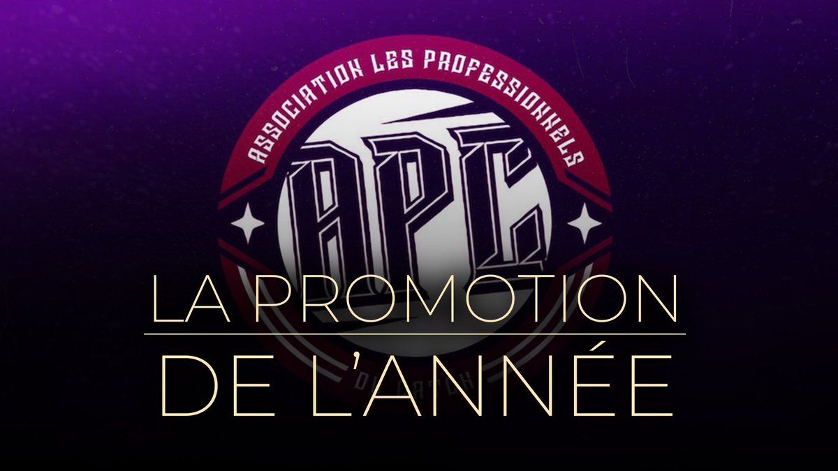 EnzoCWS's tweet photo. Votre Promotion préféré de l'année est @APCcatch #DFWAwards https://t.co/TfnP9vHXEE