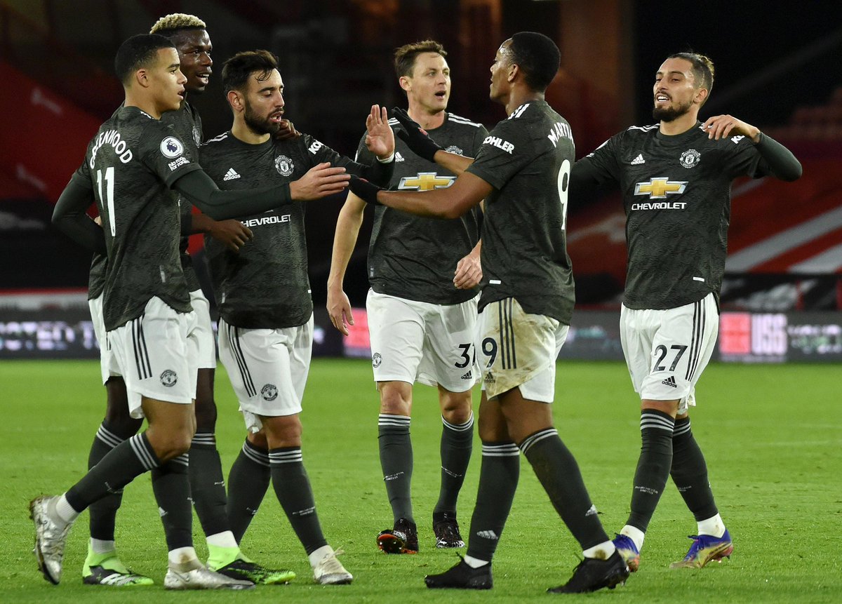 27. Under Solskjaer,  #MUFC are the first side ever to score 2+ goals in 10 consecutive away games in Premier League history.28.  #MUFC now have a new club record of 10 consecutive Premier League away wins.