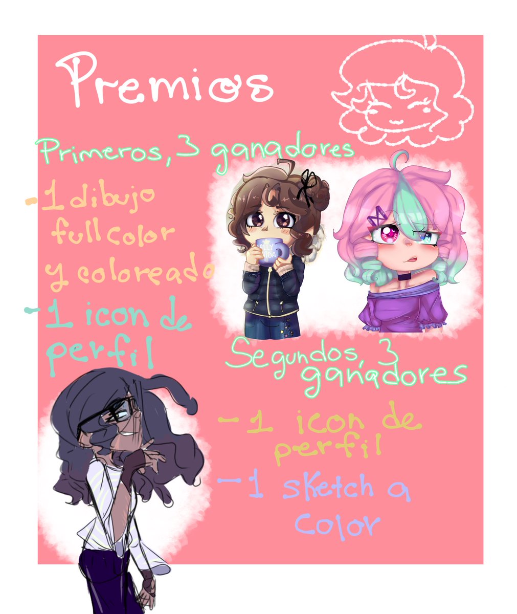 Como ya había prometido haría un sorteo por que ya somos 100 :DD✨✨✨❤️❤️🎊

Abajo explicó los premios uwu #Sorteo #Somos100alv