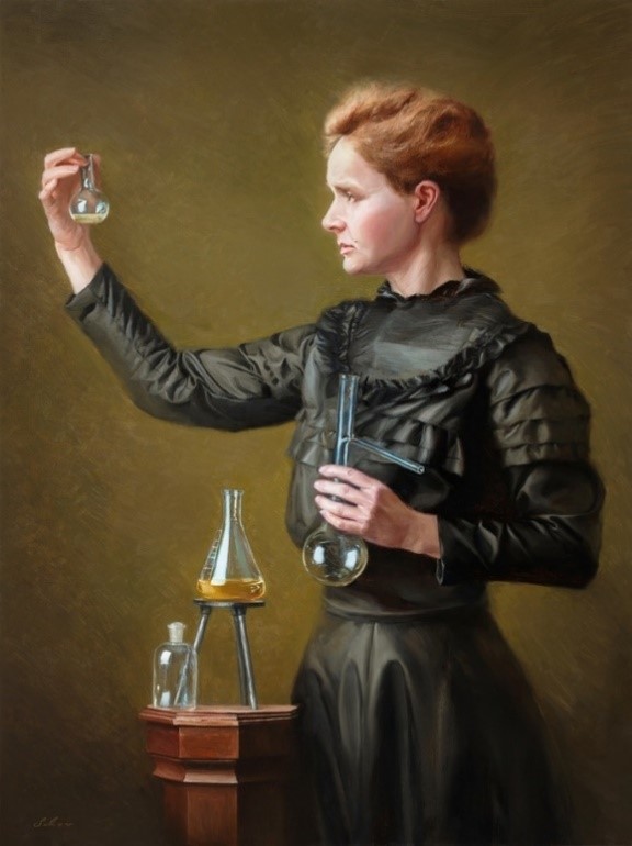 Marie Curie Court.Mrs. Curie was a physicist and chemist who conducted pioneering research on radioactivity - the first woman to win a Nobel Prize, the first person + only woman to win the Nobel Prize twice, and the only person to win the Nobel Prize in 2 scientific fields. 7/9