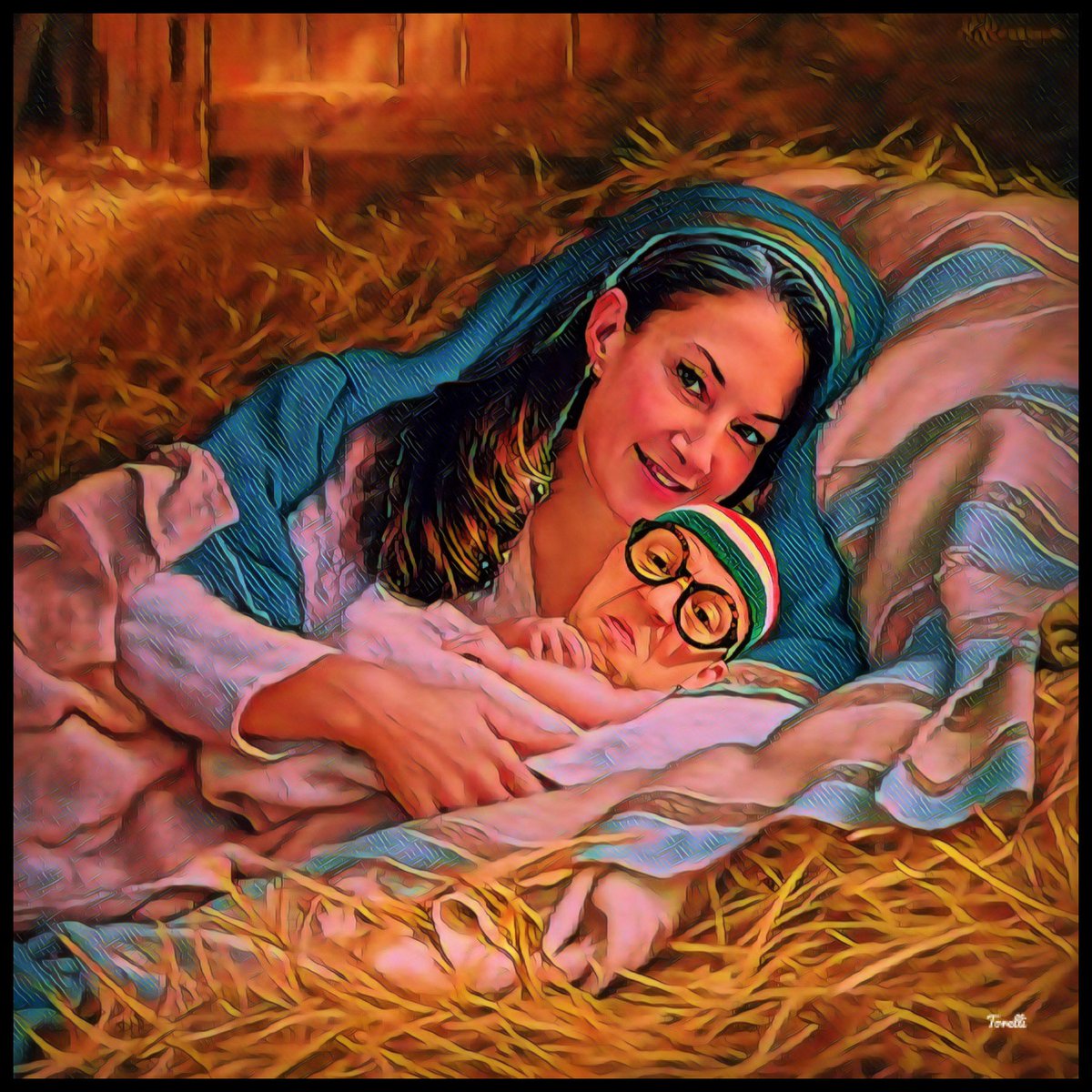 @KFreehams @ChipChipperson #BirthOfChip #virginmary #nativityscene #chipchipperson